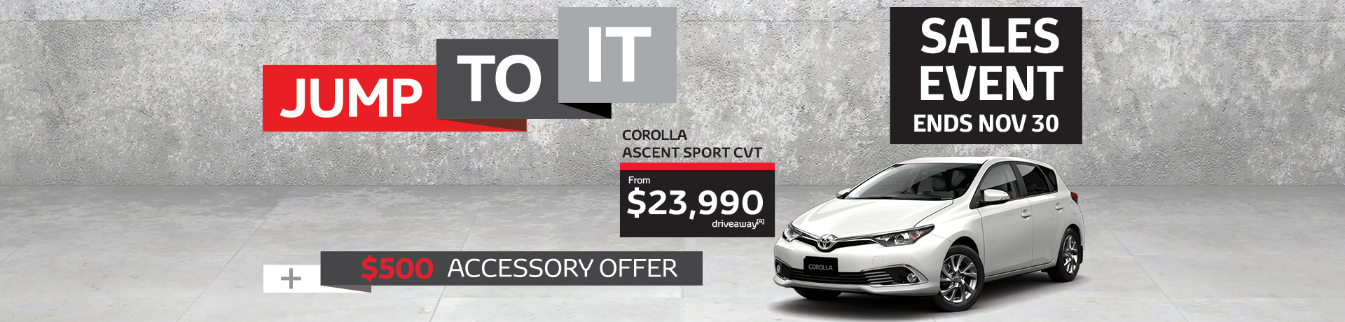 Toyota Corolla Ascent Sport Hatch